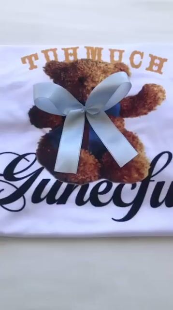 Vídeo de Urso laço azul - Suede