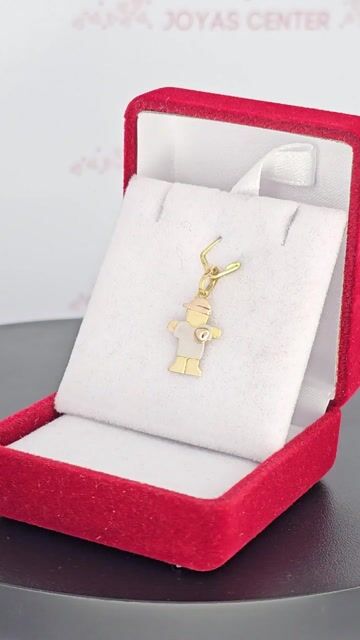 Video de Dije Unidad Oro 18k Tricolor Nene Milka 0,6 Gr C682