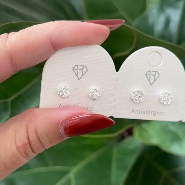 Video de (INSPIRAÇÃO) TRIO DE BRINCOS BANHO DE PRATA ZIRCONIAS GOTA OBBA48553 -5 (12 TRIOS)