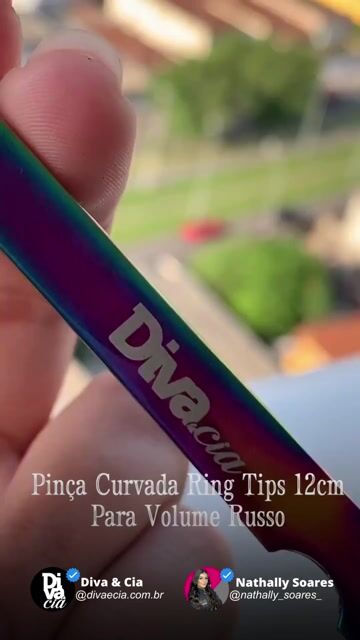 Video de Pinça Curvada para Volume Russo e Mega Volume Autoclavável Ring Tips