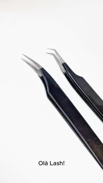 Video de Kit 3 Pinças Extensão de Cílios Volume Russo e Fios Tecnológicos
