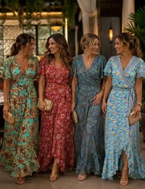 Vídeo de Vestido Longo Envelope Boho Chic Premium