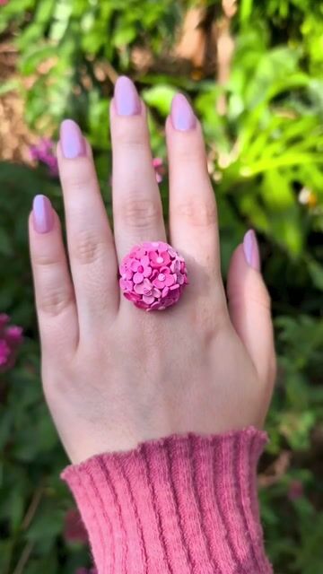 Video de Anillo Hortensia rosada