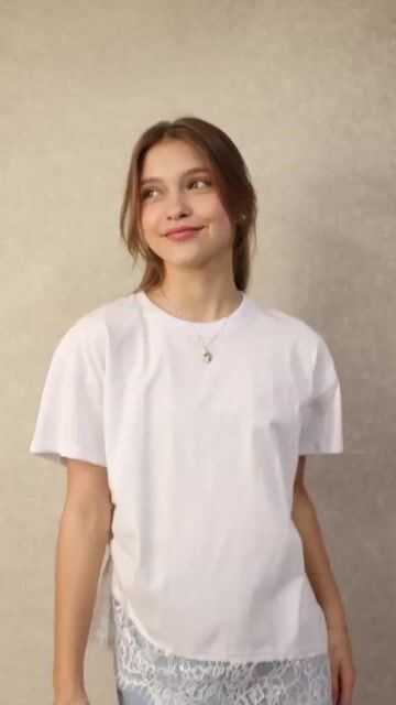 Video de T-Shirt em Malha de Algodão Leona 8850