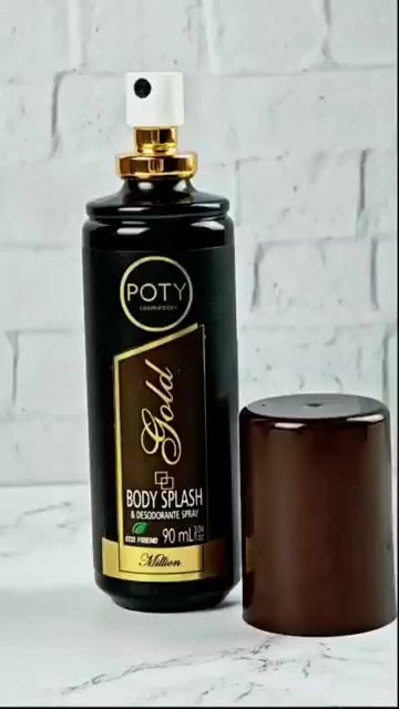 Vídeo de Desodorante Body Splash Gold 90 ml Poty Cosmeticos