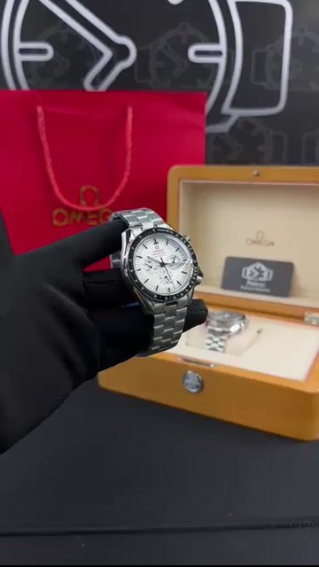 Video de Speedmaster 40mm - AÇO/MOSTRADOR BRANCO