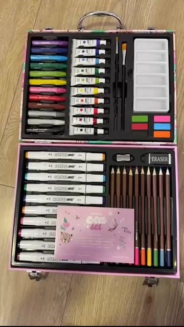 Video de SET DE ARTE CHITA 51 PIEZAS EN VALIJA 30X23X5CM CHIMOLA - ST79