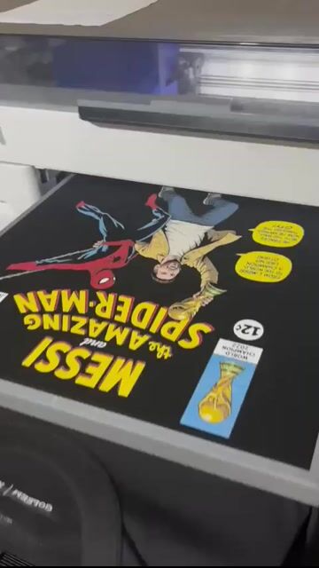Video de Remera Messi Amazing Spiderman Sin Fondo