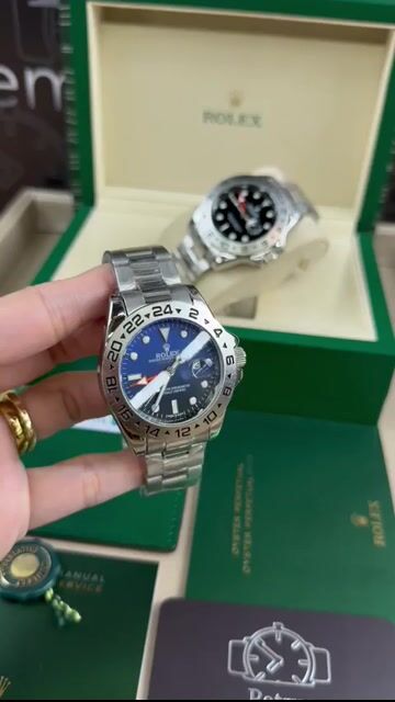 Video de Explorer II - 42mm - AÇO/MOSTRADOR AZUL E PRETO