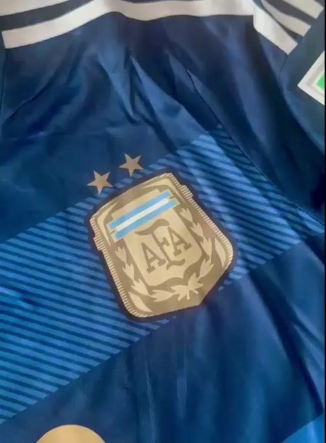 Video de CAMISETA ARGENTINA 2014 SUPLENTE MESSI 10 - TELA JUGADOR