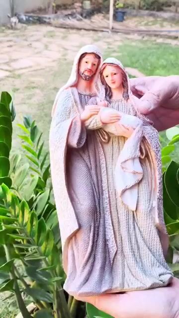 Video de Imagem Sagrada Família 30cm