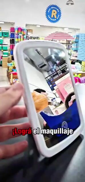 Video de ESPEJO LUZ LED TOUCH CON APOYADOR 12.5X17 | Espejo de Maquillaje Portátil