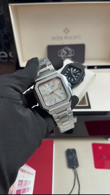 Video de Patek Philippe 38mm - AÇO/MOSTRADOR BRANCO