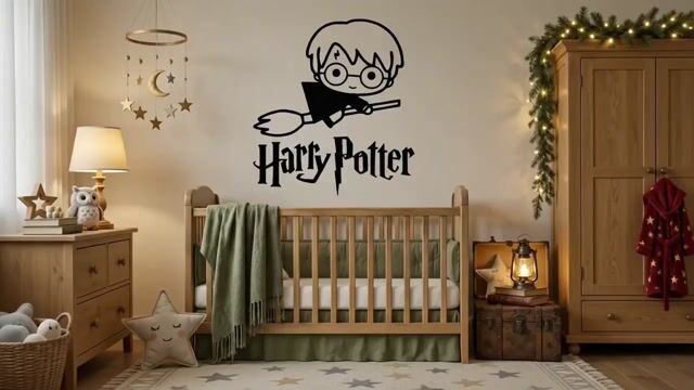 Vídeo de Adesivo Decorativo Harry Potter na Vassoura 50 x 48cm