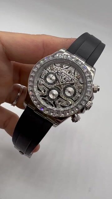 Video de Rolex Daytona - 40mm - Bezel cravejado