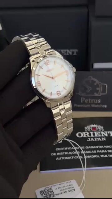 Video de Orient Eternal FBSS0136 32mm - AÇO/MOSTRADOR PRATA