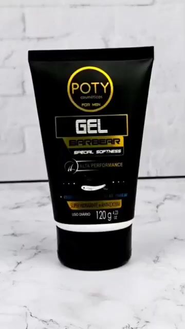 Vídeo de Gel para Barbear For Men 120g Poty Cosméticos