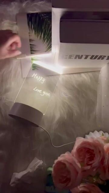 Video de Velador Led Pizarra Mágica Para Restaurantes Y Comercios