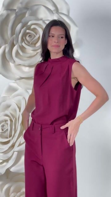 Vídeo de CONJUNTO DE CALÇA PANTALONA CECILIA