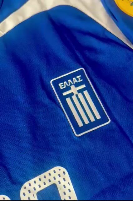 Video de CAMISETA GRECIA 2004 SUPLENTE AZUL KARAGOUNIS 20