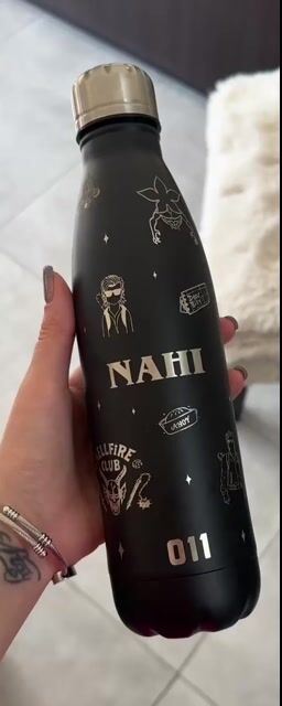 Video de BOTELLA ACERO INOXIDABLE 500 ml - FULL GRABADA