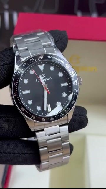 Video de Champion CH30493T 43mm - Aço/Mostrador Preto