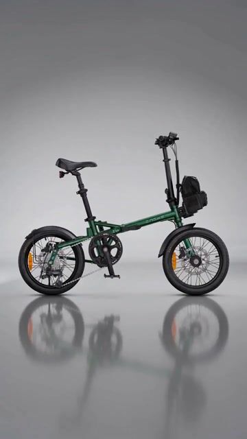 Video de ENGWE Zip — E-bike Dobrável Ultra-Compacta com Carga USB-C — 16,9 kg, 120 km de Autonomia - Cor: Verde