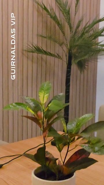 Árbol Palmera luces LED USB