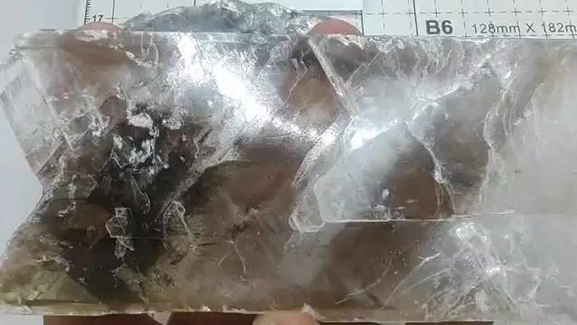 Video de 3 Piezas Selenita con Óxido de Hierro | Varita Masiva 764 g