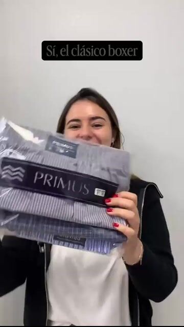 Video de Pack Por Mayor 6 Boxer Calzoncillo Primus Algodón Tela Camisero Con Abertura Art.911