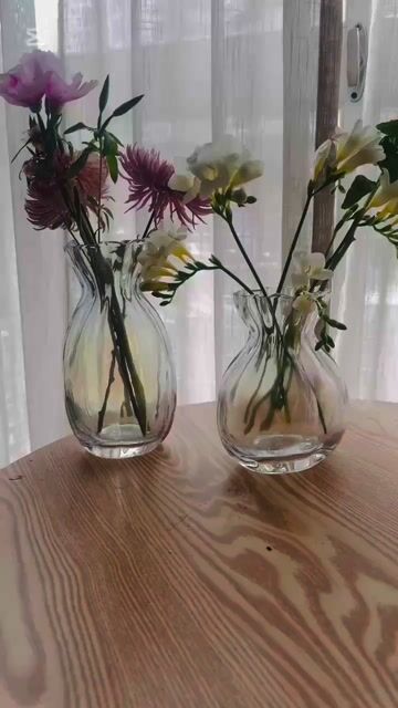 Video de Florero Tornasolado Stone | Vidrio en Forma de Bolsa