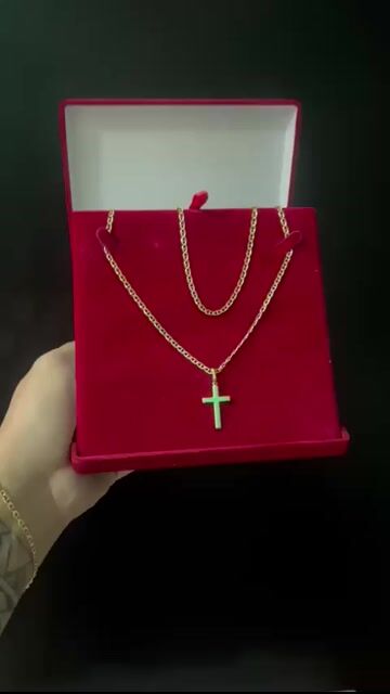 Video de Cordão Pulseira e pingente piastrine 2 mm banhado a ouro