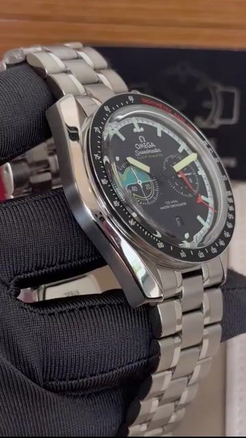 Video de Omega Speedmaster Flight Qualified 40mm - AÇO/MOSTRADOR PRETO