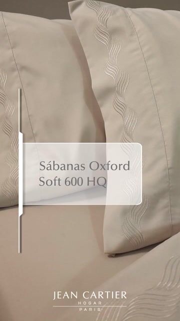 Video de Juego de Sabanas Ondas Oxford Soft 600HQ 2 1/2 Pl - Jean Cartier-