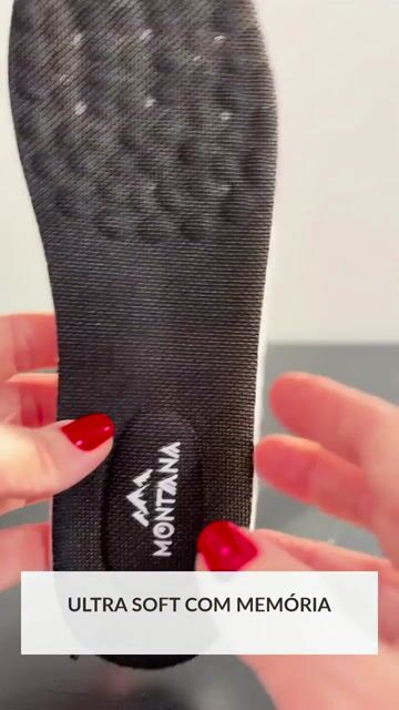 Vídeo de Palmilha Anatômica Ultra Soft Montana Masculina
