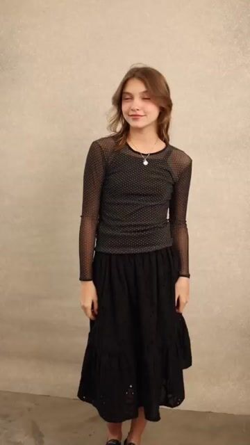 Video de Saia Midi em Laise Maria Alice 8982