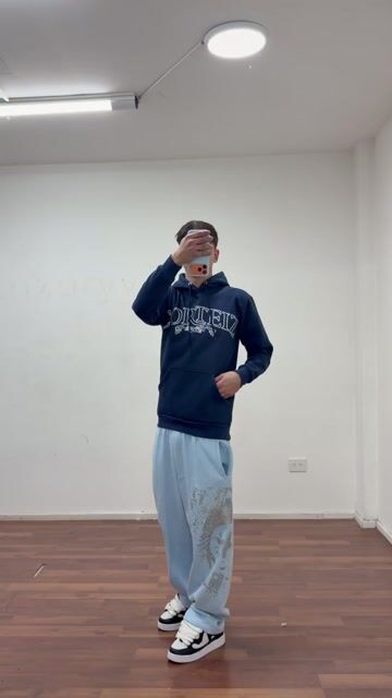 Video de Buzo Cort. Drip azul