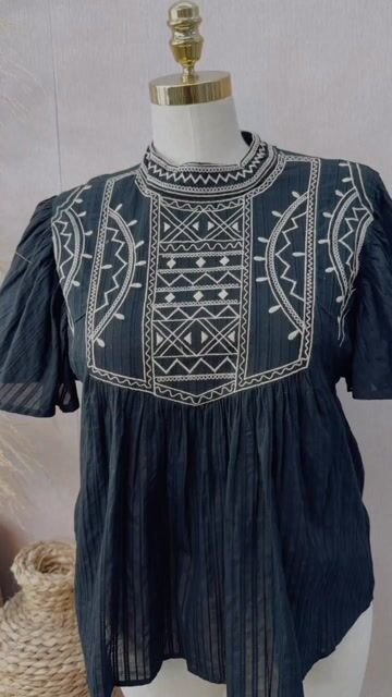 Video de Bata Boho curta Cod:7020