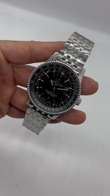 Video de Breitling Navitimer 42mm - AÇO/MOSTRADOR PRETO