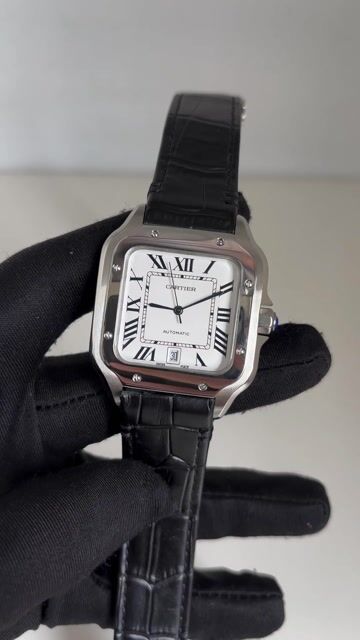 Vídeo de RELÓGIO MASCULINO CARTIER SANTOS COURO