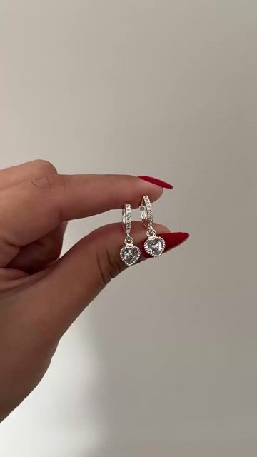 Video de Argollas corazón colgante