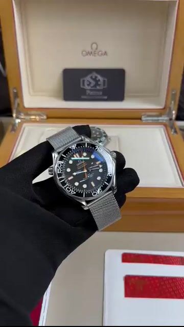 Video de Omega Seamaster 42mm - AÇO/MOSTRADOR PRETO