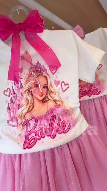 Vídeo de Conjunto Barbie Princess - Tam: 4, 6, 8, 10 e 12 anos