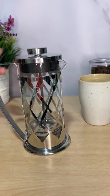 Video de Cafetera Prensa Con Embolo 350 Ml Vidrio A Presión Cafe