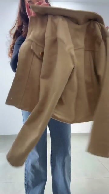 Video de Jaqueta Feminina Suede Moda Inverno Lançamento