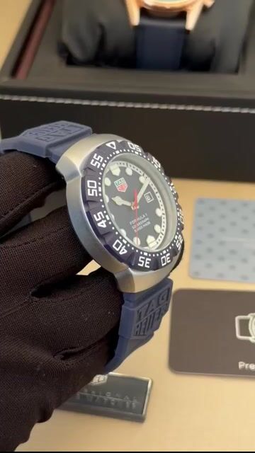 Video de TAG Heuer Fórmula 1 Solargraph 38mm - AÇO/MOSTRADOR AZUL - SILICONE