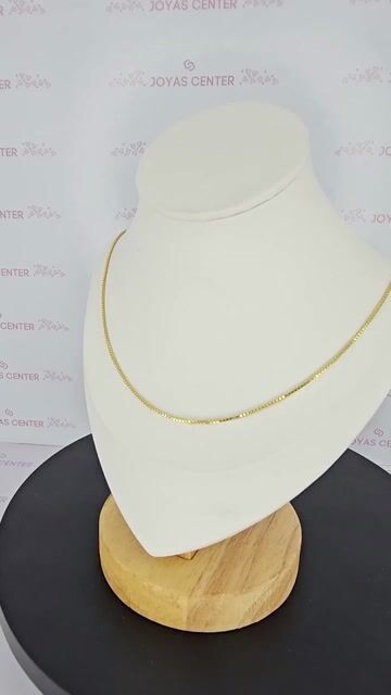 Video de Collar Cadena Veneciana Oro 18k Eslabon 1 Mm 6 Gr 55cm C2238