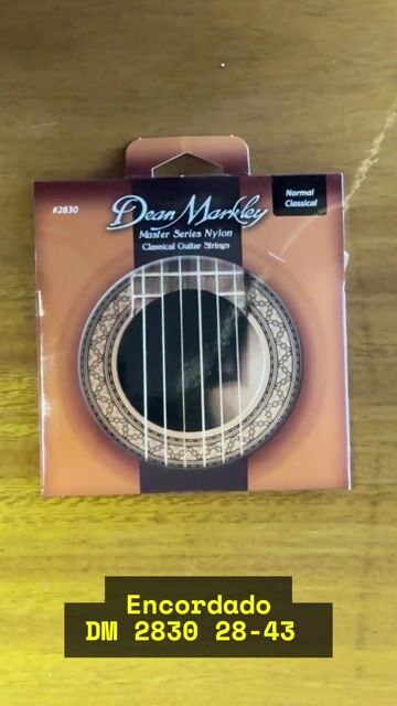 Video de Cuerdas para Guitarra Clásica Dean Markley Master Series 2830 Tensión Normal