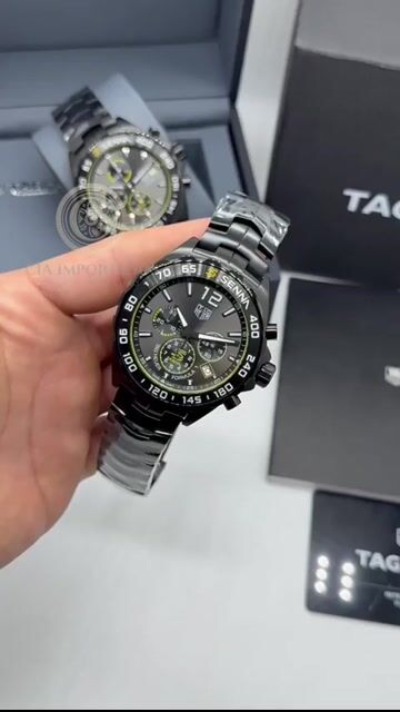 Vídeo de Senna Relógio Premium Preto Masculino | CIA IMPORTADOS