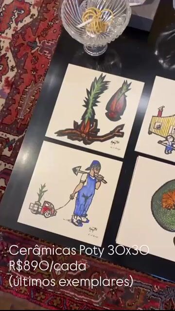 Vídeo de AZULEJO ARTÍSTICO POTY LAZZAROTO - 'CRIANÇA E CARRINHO'